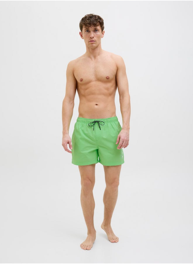 JACK & JONES Mid Rise Regular Fit Swim Shorts  - Image 2