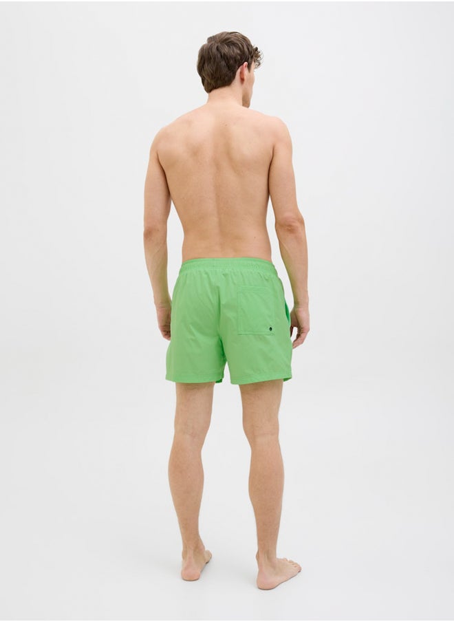 JACK & JONES Mid Rise Regular Fit Swim Shorts  - Image 3
