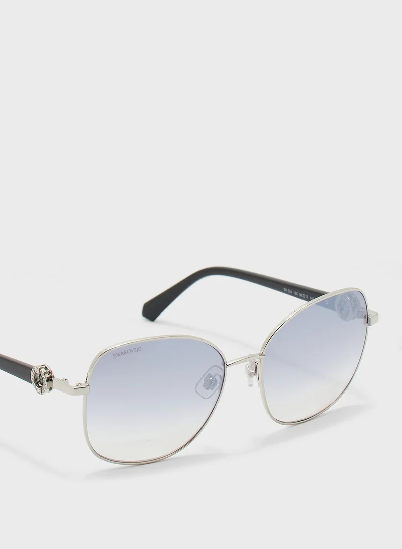 SWAROVSKI Oversized Sunglasses