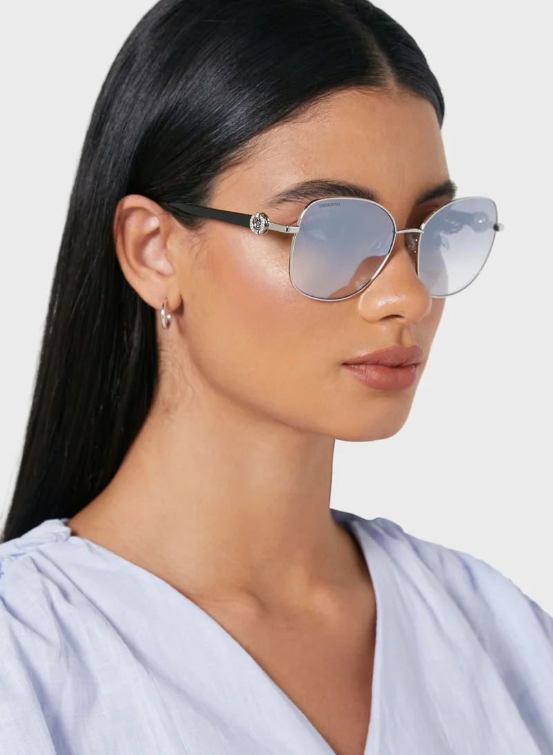SWAROVSKI Oversized Sunglasses