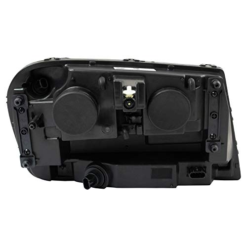 TRQ Driver Side Headlight Assembly Compatible with 2006-2009 Chevrolet Trailblazer 2006 Trailblazer EXT Without Full Width Grille Bar GM2502304 - Image 5