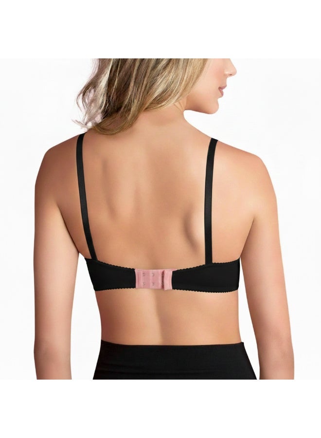 Back Bra Extension – 2-Hook Adjustable Extension – Comfortable & Soft – Fits All Types of Bras – Multiple Solid Colors Available - Image 2