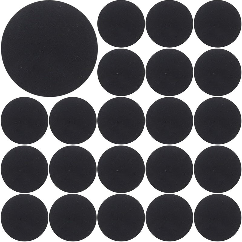 500pcs Black Adhesive Felt Circles Stickers for DIY Crafts Handmade Clothing Decorations Festival Ornament Supplies - Image 1