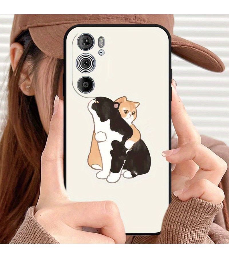 Cats TPU Soft Case Mixed Color 1 For Motorola Moto G60S Anti Drop Shockproof - Image 1