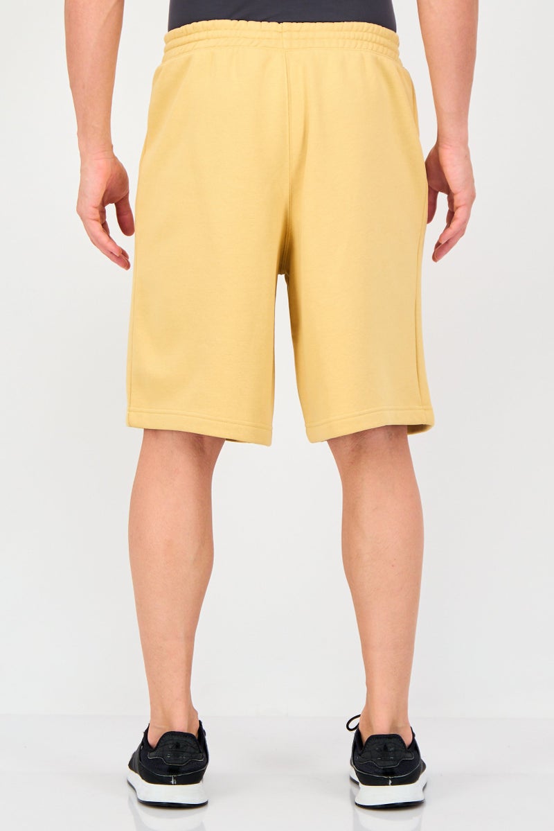 adidas Originals Men Loose Fit Training Shorts, Mustard - Image 3