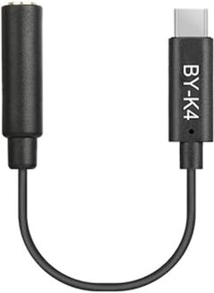 Boya By-K4 3.5Mm Female Trs To Male Usb Type-C Adapter Cable Connector Dongle - Compatible With Samsung Galaxy, Pixel, Moto, Htc, Ipad Pro Smartphones And Tablets - Usb C To 3.5Mm Audio Adapter - pzsku/ZD8BC1DC424E5A2233C7CZ/45/_/1713880899/9db43191-74e7-4b38-9b06-9d537ae79801