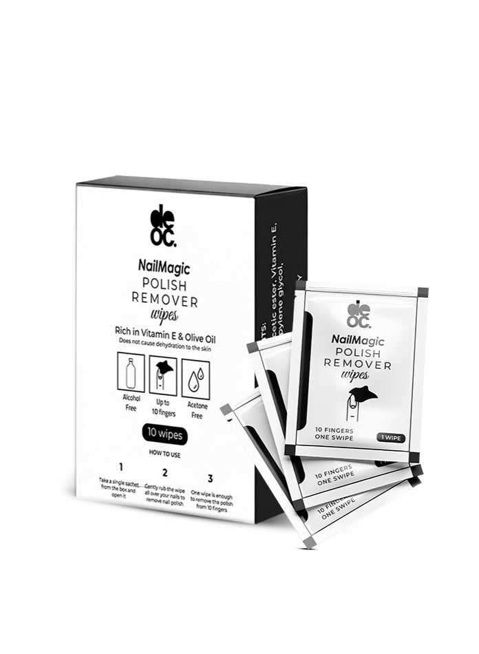 ديوك  Deoc mascara +  nail polish remover wipes bundle - Image 2