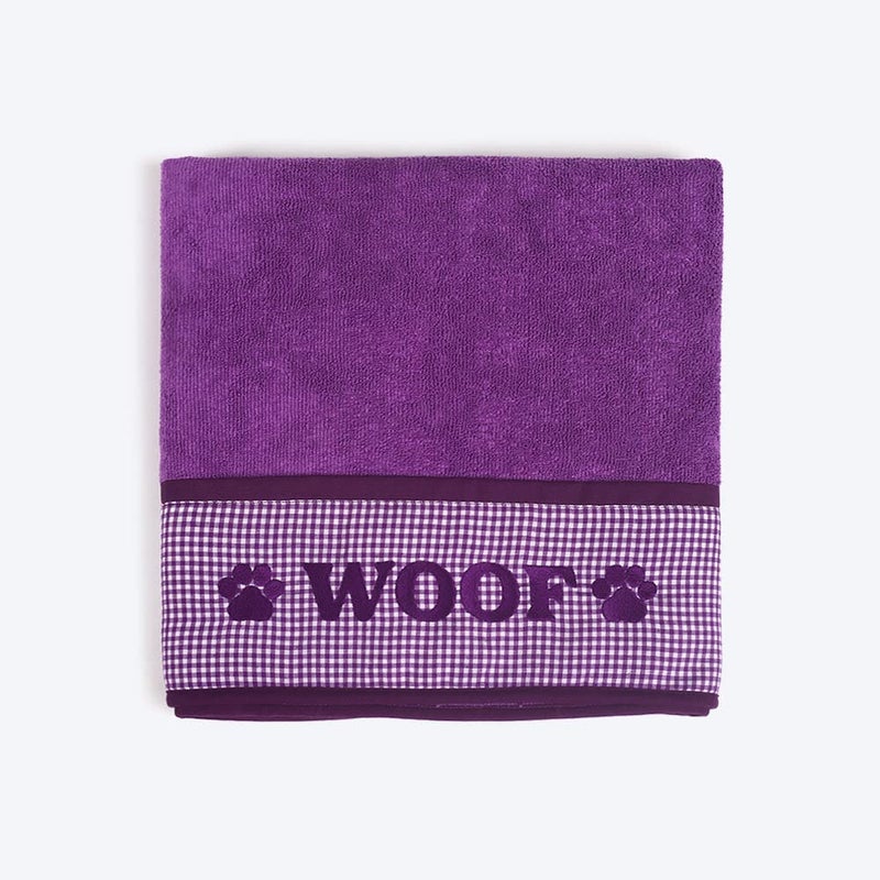 Heads Up For Tails Microfibre Towel for Dogs - Mauve - Image 3