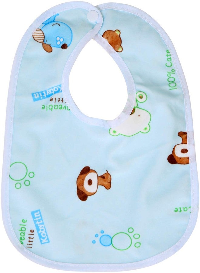 First Trend Waterproof and Quick Dry Baby Bibs Pack of 3 (Peach) - Image 2