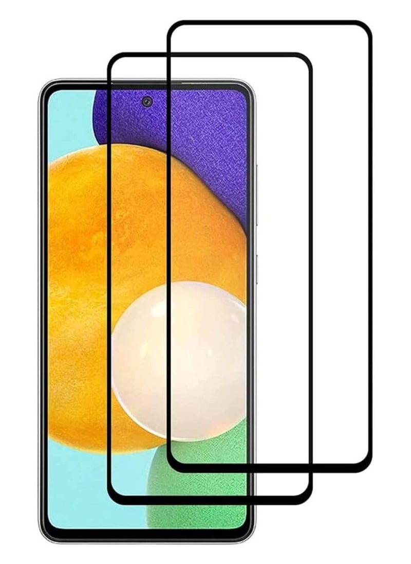 TIGER - 2-Pack 5D Clear Tempered Glass Screen Protector for Samsung Galaxy || Full-Screen Coverage, Ultra HD Clarity, 9H Hardness Glass, Anti-Fingerprint, Scratch-Resistant, Bubble-Free, Case Friendly, Easy Installation, Touch Sensitive, HD Tempered Film (SAMSUNG A71 4G) - Image 1