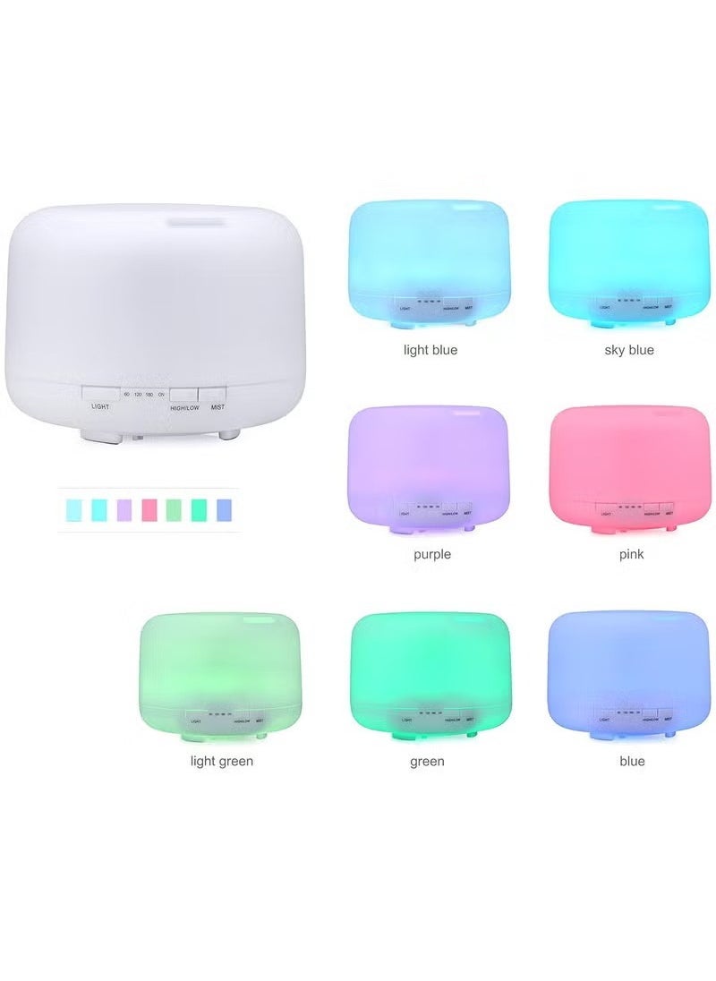 Arabest - Ultrasonic Air Humidifier, Essential Oil Diffuser with 7-Colour LED Lights, Aromatherapy Diffusers for Home and Office - Image 1
