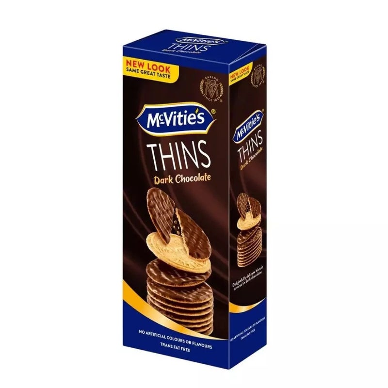 McVities Thin Dark Chocolate Biscuits- 150gms