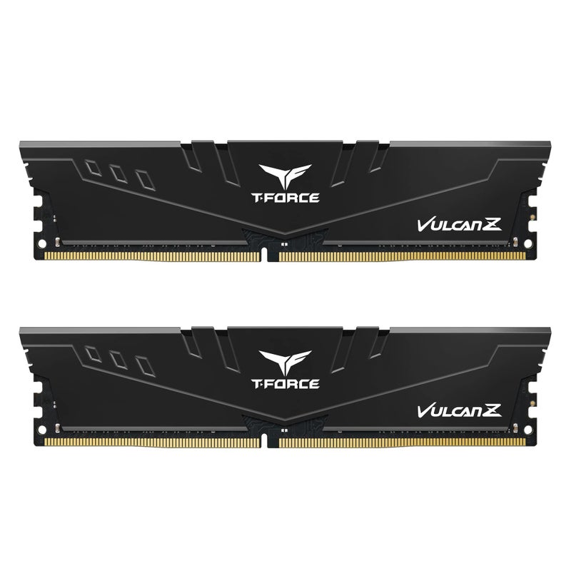 TEAMGROUP T-Force Vulcan Z DDR4 16GB Kit (2x8GB) 3600MHz (PC4-28800) CL18 Desktop Memory Module Ram Black TLZBD416G3600HC18JDC01 - Image 1