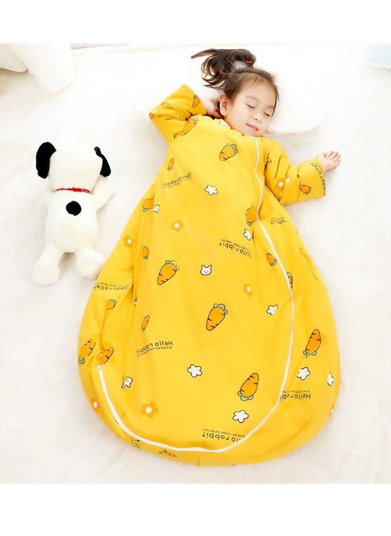 Generic Baby and child sleeping bag air-conditioned room baby anti-kicking quilt thickened sleeping bag  - Image 2