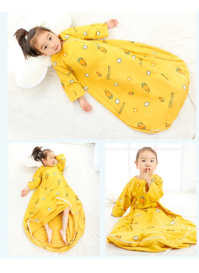 Generic Baby and child sleeping bag air-conditioned room baby anti-kicking quilt thickened sleeping bag  - Image 3