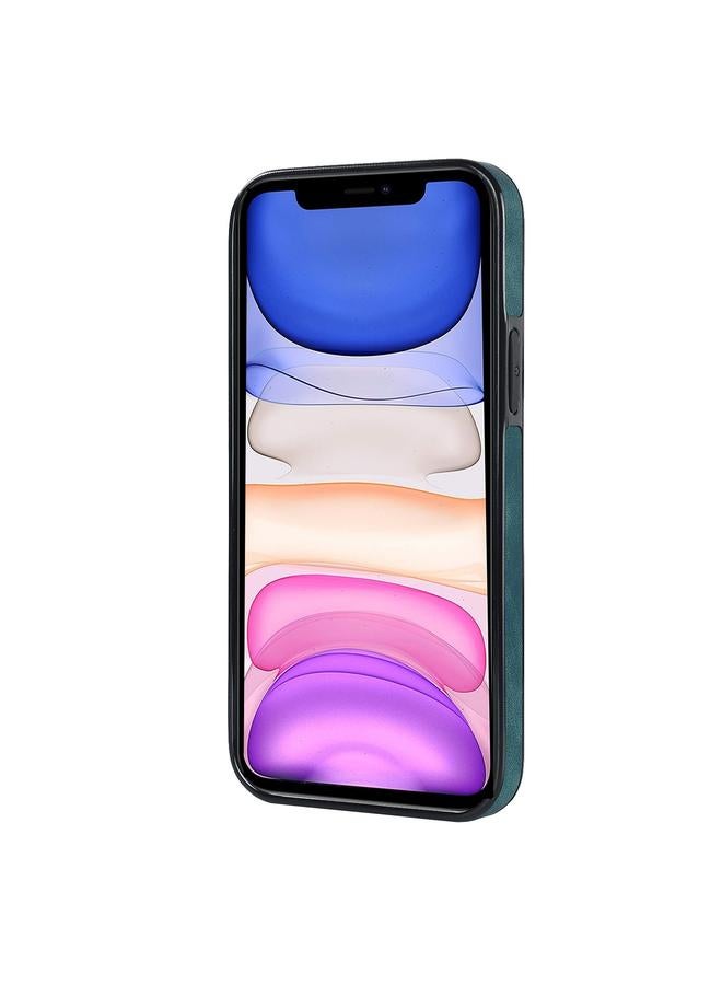 زبون جراب هاتف iPhone 11 Pro من الجلد العتيق مع حامل حلقي - Image 2