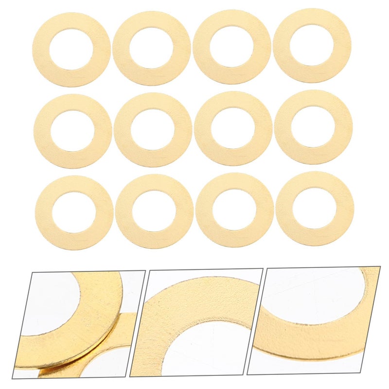 50 Pcs Galvanized Flat Washers For Outdoor Replacement Steel Hardware - Image 5
