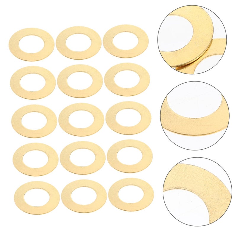 50 Pcs Galvanized Flat Washers For Outdoor Replacement Steel Hardware - Image 3