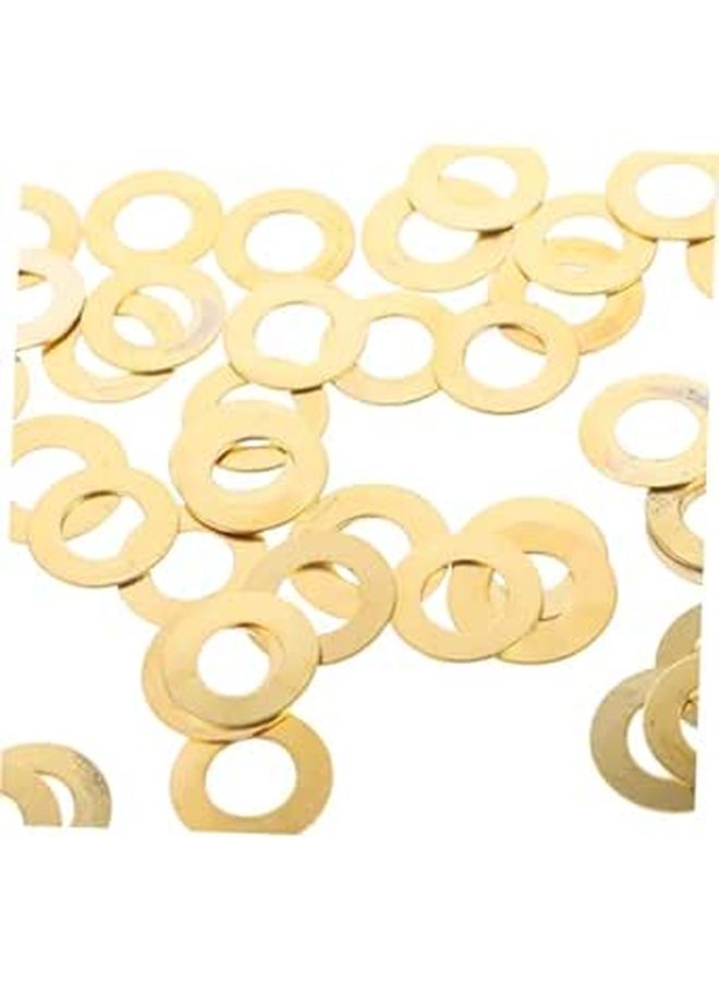 50 Pcs Galvanized Flat Washers For Outdoor Replacement Steel Hardware - Image 1