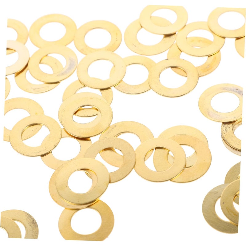 50 Pcs Galvanized Flat Washers For Outdoor Replacement Steel Hardware - Image 2