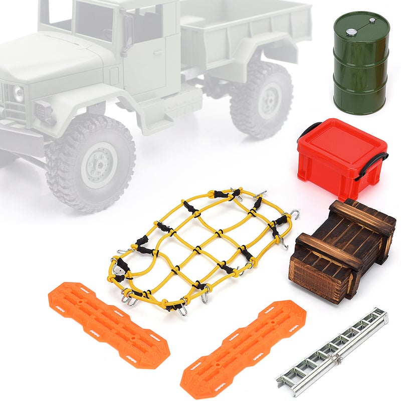 1/10 Elastic Luggage Net Storage Box Ladder RC Car Accessory Set Fit for Traxxas - Image 3