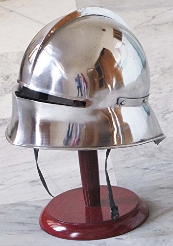 THOR INSTRUMENTS THORINSTRUMENTS with device Medieval German Sallet Helmet  Gothic Close Helmet ReEnactment Costume Spartan Rustic Vintage Home Decor Gifts - Image 1