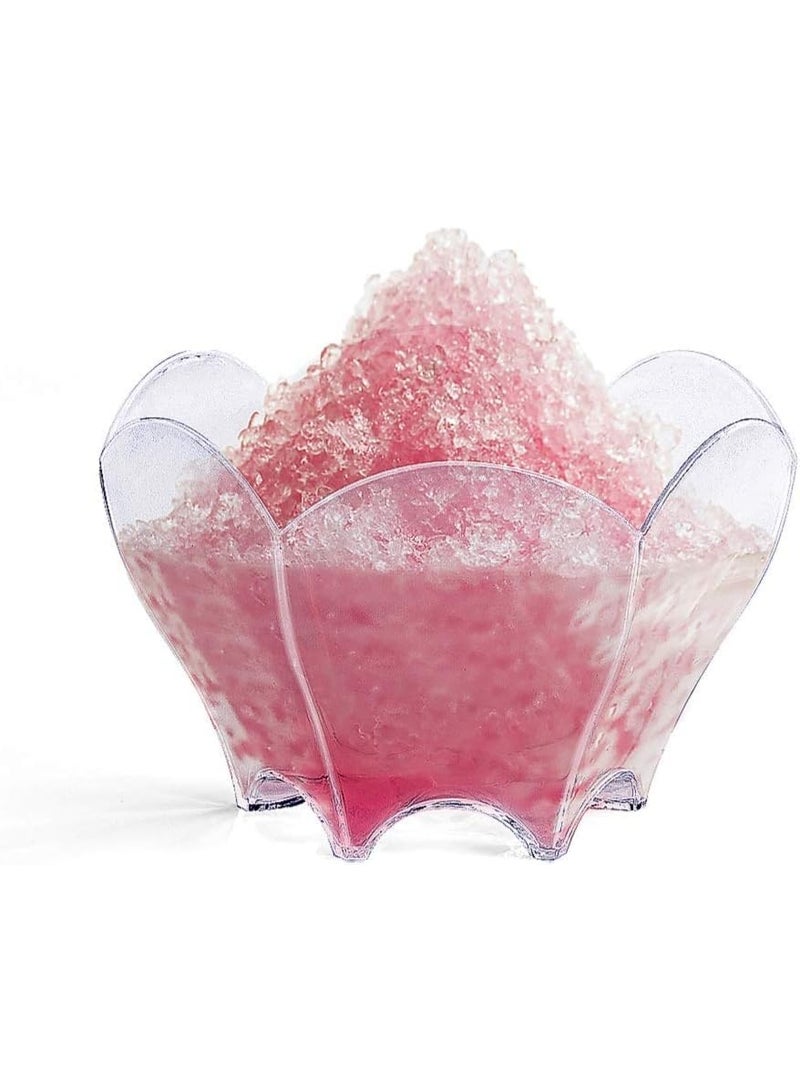 100 Pcs Mini Parfaits Dessert Cups, Dessert Plates, Clear Small Serving Disposable Bowl, Modern Design, for Chocolate Desserts, Appetizers, Dessert Samplers, Dessert Shot Glasses - Image 4