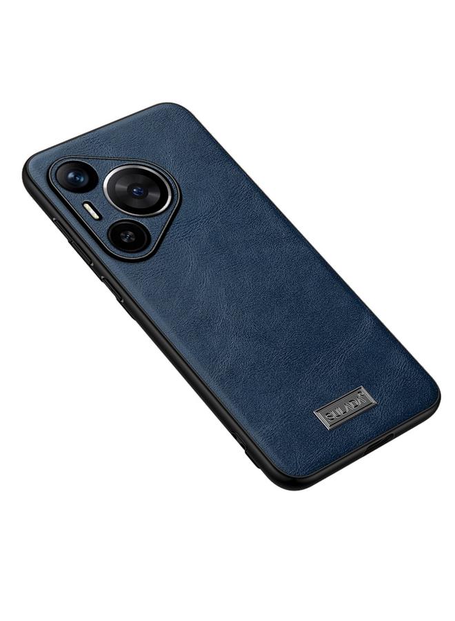 The Bros Case For Huawei Pura 70 Pro / 70 Pro+ Shockproof TPU Hybrid Handmade Leather Phone Case