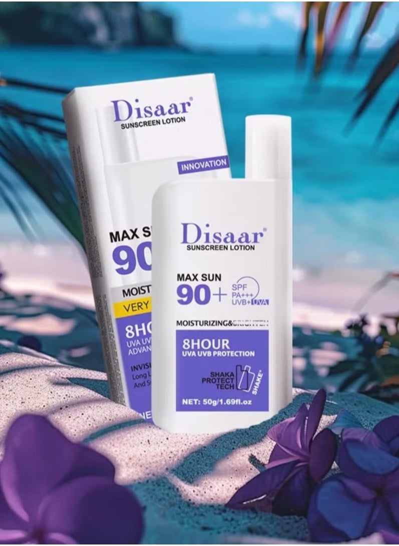 Disaar - Disar - Sunscreen Lotion, Long Lasting Protection, Portable Sunscreen, Sunscreen, Sunscreen, 50g - Image 1