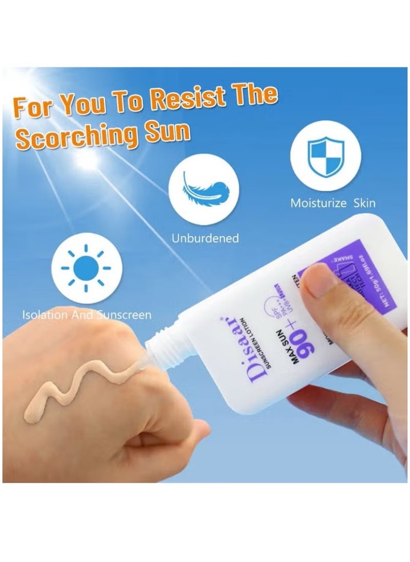 Disaar - Disar - Sunscreen Lotion, Long Lasting Protection, Portable Sunscreen, Sunscreen, Sunscreen, 50g - Image 1