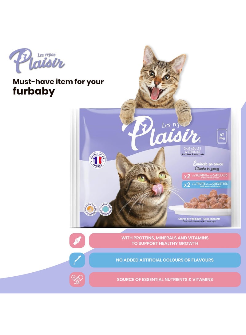 Plaisir قطع لحم القطط في صلصة - Image 3