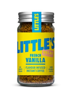 Little's Decaf French Vanilla Flavour Infused Instant Coffee, No Added Sugar, 50g 