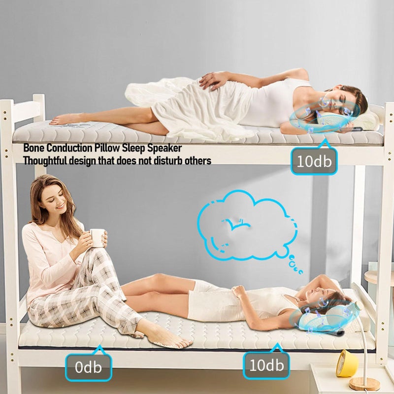 Bone Conduction Sleep Speaker Under Pillow Speaker 32GB Memory BT 5.3 400mAh Battery Wireless Night Sleeping - Image 4