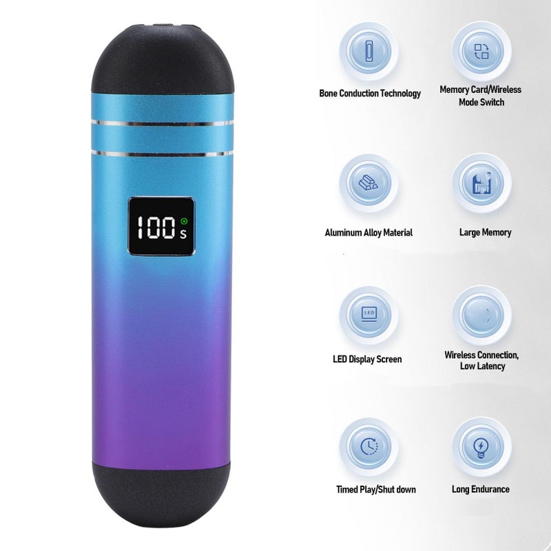 Bone Conduction Sleep Speaker Under Pillow Speaker 32GB Memory BT 5.3 400mAh Battery Wireless Night Sleeping - Image 2