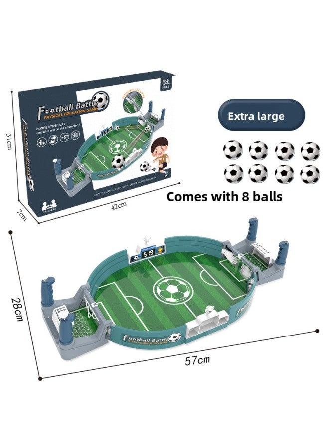 طاولة كرة قدم سطح المكتب العابرة للحدود، معركة تعليمية للأطفال، منافسة بين الوالدين والطفل، ملعب كرة قدم كبير، لعبة ركل