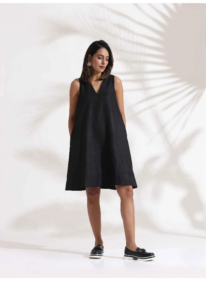 trueBrowns Sleeveless A-Line Dress