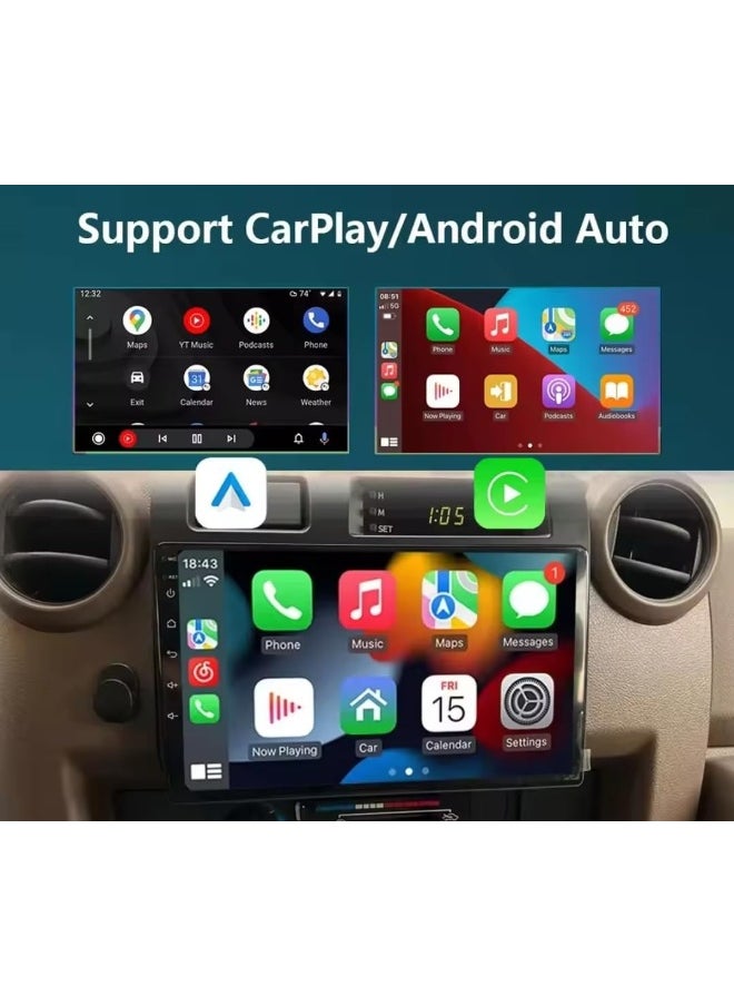 Vierex Android Car Stereo Screen For Toyota Land Cruiser Pickup LC79 LC70 2007-2020 With Apple Carplay Android Auto Wireless WiFi DSP AHD Camera Included Fast Interface (8+128GB Carplay)  - Image 3