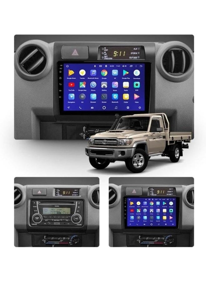 Vierex Android Car Stereo Screen For Toyota Land Cruiser Pickup LC79 LC70 2007-2020 With Apple Carplay Android Auto Wireless WiFi DSP AHD Camera Included Fast Interface (8+128GB Carplay)  - Image 2