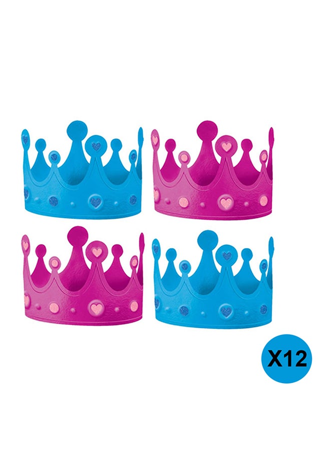 Amscan 12-Piece Birthday Crowns