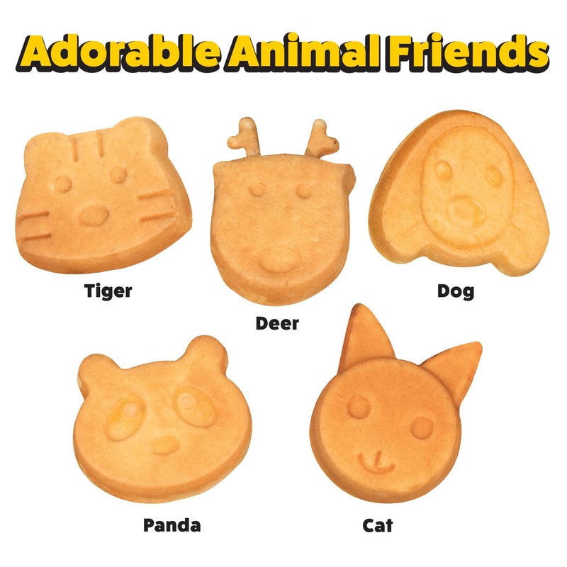 CucinaPro Animal Mini Waffle Maker- Make 7 Different Shaped Pancakes- Includes a Cat Dog Reindeer & More- Electric Nonstick Waffler Iron, Pan Cake Cooker Baker w Recipe Guide, Fun Breakfast Gift for Kids Adults  - Image 3