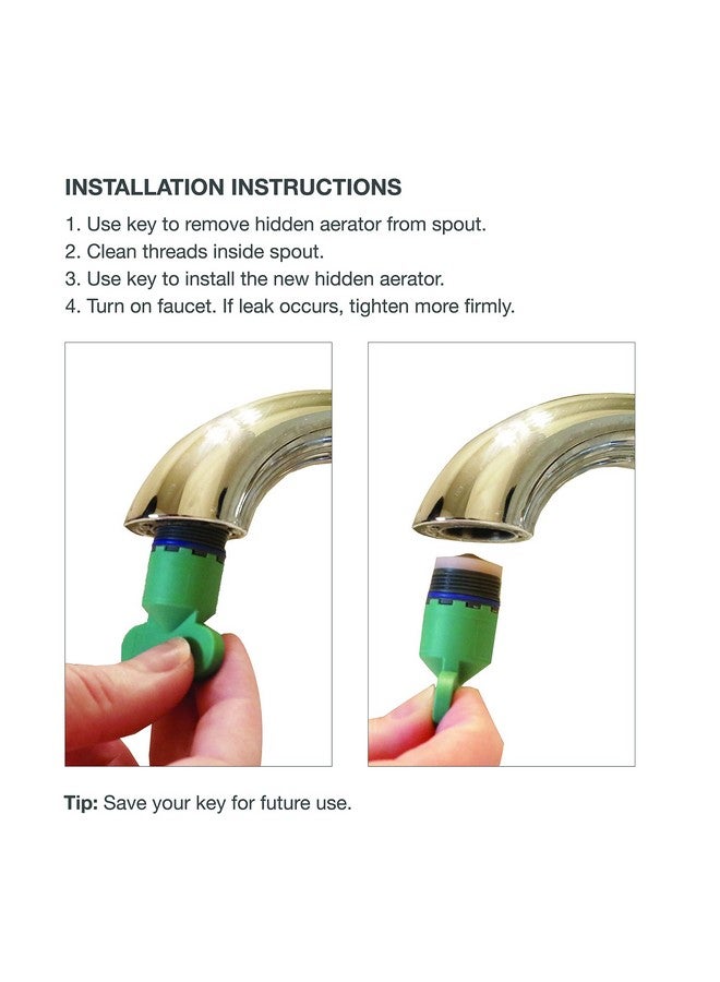 Danco Cache Faucet Aerator Key Removal Wrench Tool, Multiple Colors, M24x1, M21.5×1, M18.5×1 and M16.5×1 (11032) - Image 2