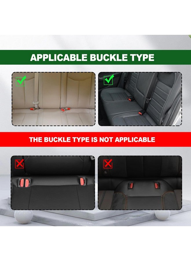CmeRto 2Pcs Safety Belt Buckle Holder Booster Auto Safety Belt Guard Easy Access to The Buckles of Rear Seats Car Accessories - Friendly to Kids, and Passengers with Special Needs (red) - Image 5