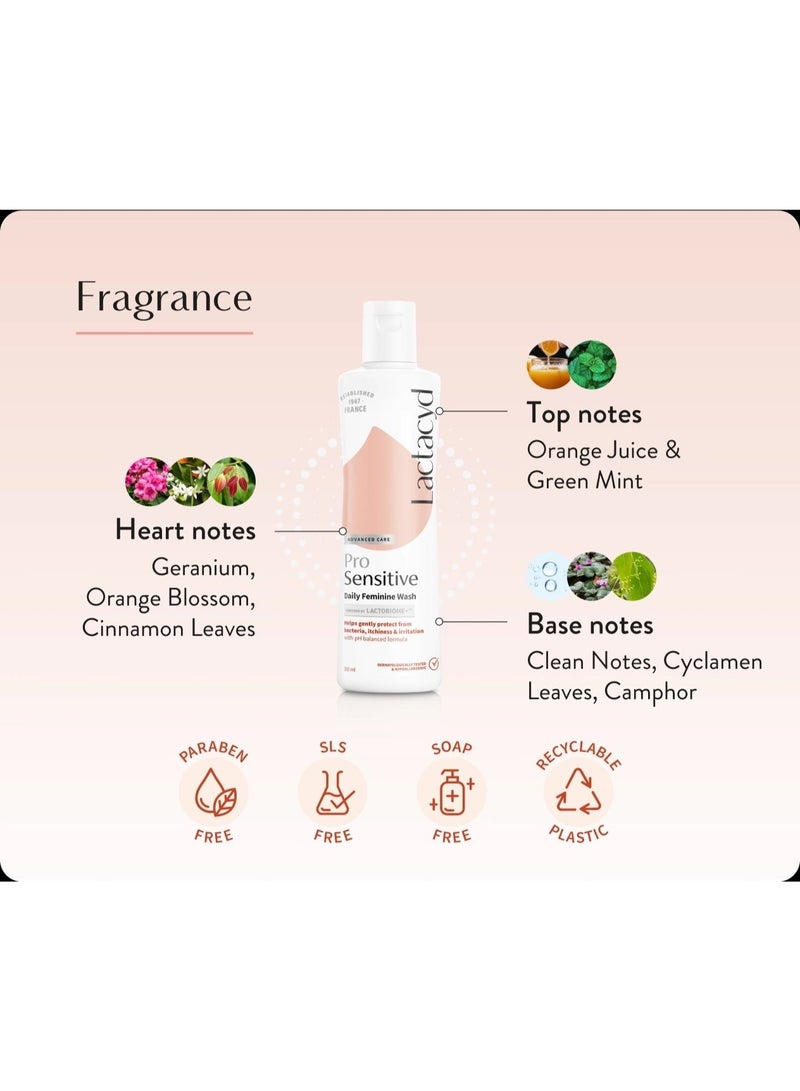 Lactacyd Pro Sensitive feminine wash reduces itching and prevents infections 150ml - Image 3