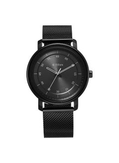 TITAN Men's Analog Round Shape Leather Wrist Watch - 1884NM01 - 40.3 Mm  - Image 1