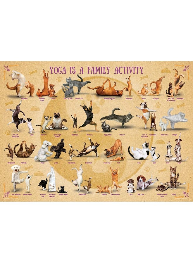 يورو جرافيكس يوروجرافيكس (يوغا نشاط عائلي من يوروهر) أحجية الصور المقطوعة المكونة من 500 قطعة - Image 2