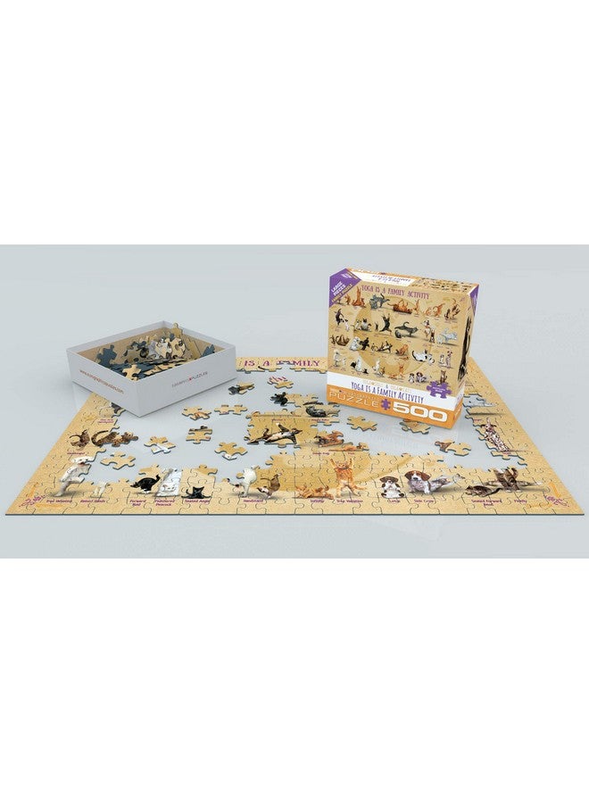 يورو جرافيكس يوروجرافيكس (يوغا نشاط عائلي من يوروهر) أحجية الصور المقطوعة المكونة من 500 قطعة - Image 3