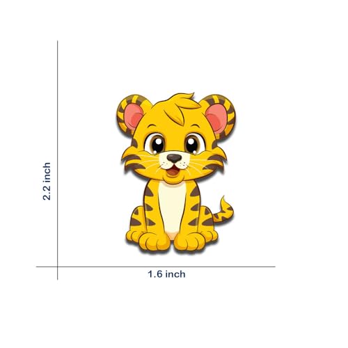 Haoser Fridge Magnet for Kids, Wooden Cute Animal Magnets for Baby | Refrigerator Magnets for Toddlers Educational Learning Toy Gift| Animal Fridge Magnets-Pack of 8(Return Gifts) - Image 5