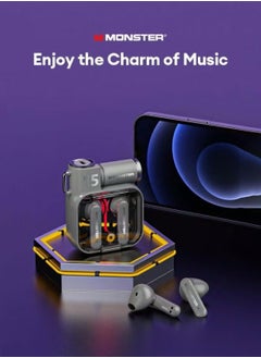 Monster Monster XKT15 Wireless Bluetooth Earbuds Gaming Headphones Deep Bass Low Latency Game Headset with Built-in Microphone Noise Cancellation  - Image 5
