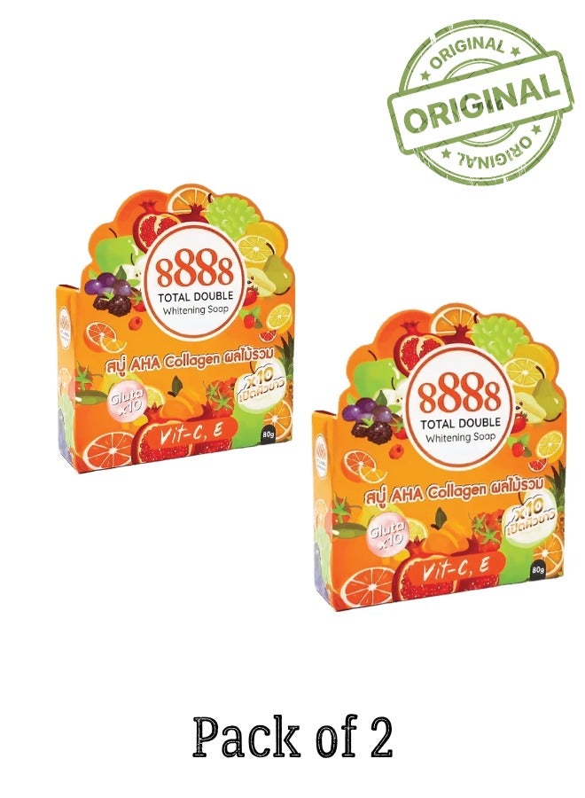 888 TOTAL WHITE 8888 Total Double Whitening Soap