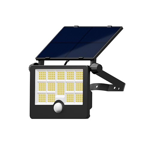 Dylect® Eco Solar Security Light Outdoor for 10Hr Runtime with USB Type-C Charging, Ultra Bright 200W with PIR Motion Sensor, IP65 Waterproof, Solar Light for Parking, Shop, Garden (6500K Cool White) - Image 1